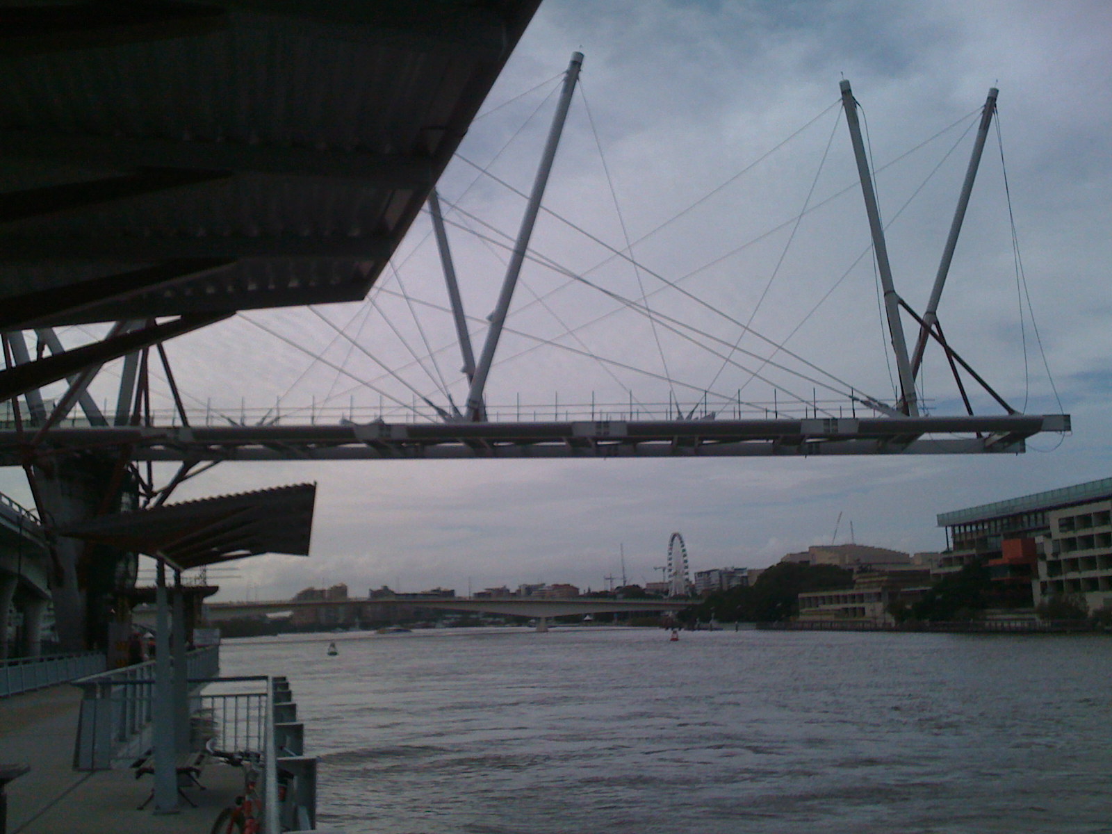 Kurilpa Bridge (half-way across)