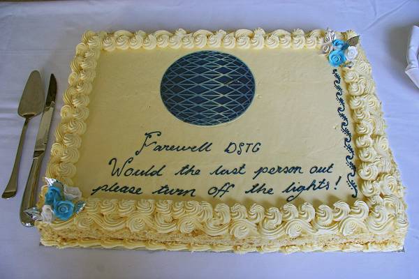 Farewell cake, organised by Naomi Andrew,  | DSTC Farewell Symposium, 28 July 2005  | 