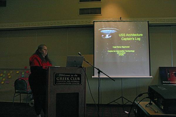 Kerry Raymond, Captain of USS Architecture,  | DSTC Farewell Symposium, 28 July 2005  | 