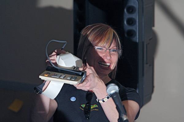The Golden Calculator, highlight of the raffle program,  | DSTC Farewell Symposium, 28 July 2005  | 
