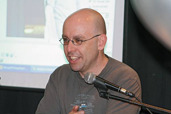Tim Mansfield, Master of Ceremonies,  | DSTC Farewell Symposium, 28 July 2005  | 