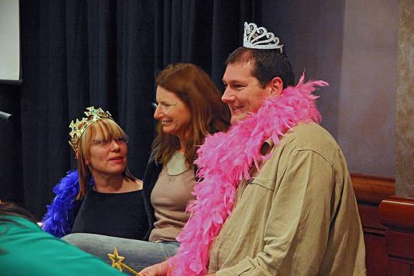 Mr's DSTC Naomi Andrew and Liz Armstrong, Ms DSTC Glenn Wright,  | DSTC Farewell Symposium, 28 July 2005  | 