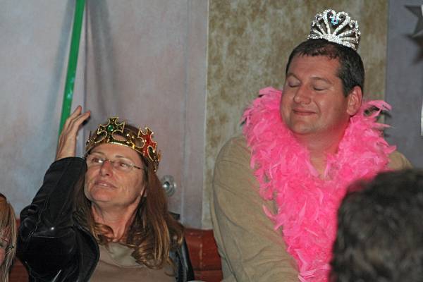 Mr DSTC Liz Armstrong and the simpering Ms DSTC Glenn Wright,  | DSTC Farewell Symposium, 28 July 2005  | 