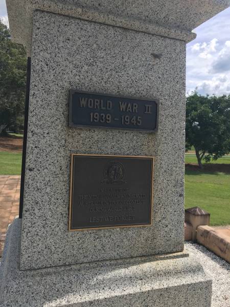   | Graceville War Memorial (Sherwood Shire)  |   |   | 