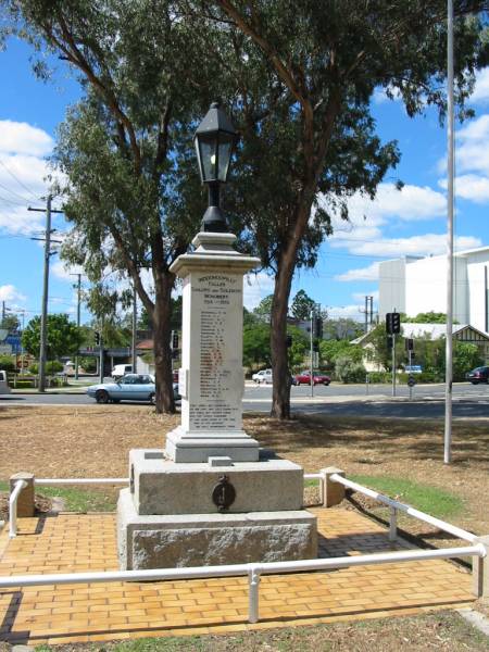   | Indooroopilly War Memorial, Brisbane  |   | 