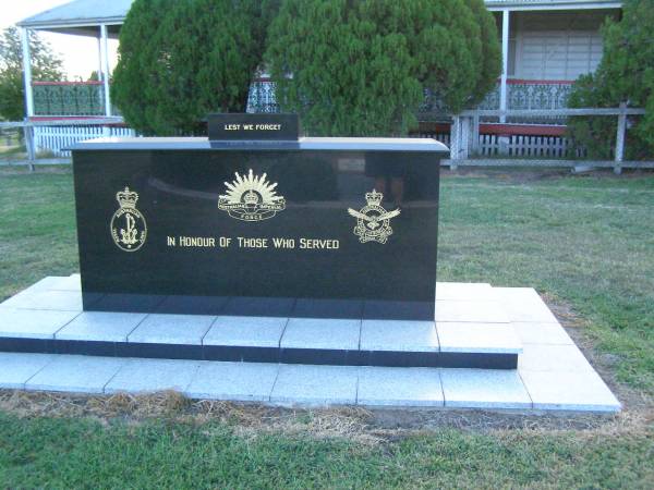 Killarney War Memorial - Warwick Shire  | 