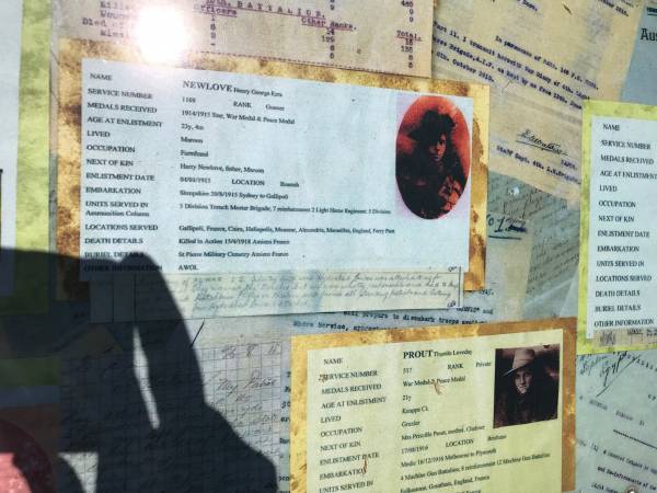 Henry George Ezra NEWLOVE  | lived Maroon  | age enlisted 23y 4m  | date enlisted 4 Jan 1915  | d: 15 Apr 1918 Amiens France  | Father Harry Newlove (Maroon)  |   | Maroon War Memorial  |   |   | 