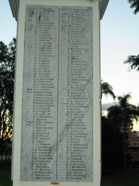 J J Walsh  | R A McInnes  | E   Taylor  | H   Stone  | P T Tom?  | N   Baillie  | C   McGreggor  | J   Douglas  | J M Hall  | E   Brook  | T   Baker  | A   Balnave  | J   Christian  | R   Cooper  | E C Cribb  | H C Cribb  | P   Campbell  | J   Campbell  | L   Dunstan  | C F Edwards  | K   Faunce  | C   Grunter  | H   Gibbon  | T   Goding  | B   Hamlet  | E   Handley  | A   Hubbar  | W   Hansen  | H E Hinckfuss  | W   Hinckfuss  | R J Husband  | C F Jefferies  | V A Keast  | H   Kirkpatrick  | T   Kirkpatrick  | F   Kirkpatrick  | A   Kirkpatrick  | W   Kirkpatrick  | R J Kirkpatrick  | H F Laidlaw  | H H Laidlaw  | A B Laidlaw  | W C Marshall  | J   Morris  | W C Morrison  | K   McKay  | G   Macfarlane  | C   McRae  | E   Nicholls  | F   O'Rielly  | P A Percy  | R   Percy  | T J Power  | J A Robinson  | A E Robinson  | A O Stewart  | T L Stewart  | K G Thompson  | P   Vowles  | B   Whatnell  | R V Wilson  | A W Wheatley  | F   Wheatley  | P   Whittaker  | F L Armstrong  | J S Boylan  | J W Paulsen  | W   Diamond  | J H Switzer  | H T Green  | H   Pierce  | C V Wood  | W H Shearer  | J   Bexfield  | L?  Bexfield  | D E Baldwin  | G C Cole  | W A Cole  | T A Cunnington  | A   Cane  | H W Dinning  | D   Dwyer  | E C Dale  | H   Eadie  | T   Faunce  | J   Morris-Fay  | J P Gralton  | W J Guilk  | E P Goldsmith  | E C Howes  | H   Horner  | H C J Hopp  | F E Huntington  | W   Hirst  | W G Holman  | F   Holman  | M A Kerr  | W   Kenneally  | A   Kenneally  | J A Kenneally  | C L Kelly  | C B King  | S C Livingstone  | F S Leet  | A H Leney  | R S Melloy  | T E Martin  | C   Miller  | J   McCarthy  | ?   McCarthy  | D   McGreggor  | R   Nicholls  | F   O'Shaughnessy  | R M Penrose  | J   Pitter  | A   Poole  | A H Robinson  | W J Robinson  | A E Sewell  | H   Stuart  | J   Street  | W   Thomas  | R   Williams  | F H Williams  | F J Woodford  | A N Woodward  | H E Wells  | W E Weddell  | W   Whitten  |   | Mowbray Park, East Brisbane  |   | 