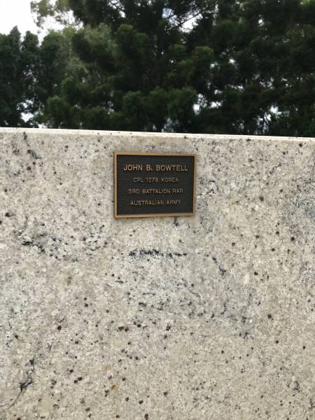 John B BOWTELL  |   | Redbank Memorial Park  |   |   | 