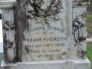 
William KREMZOW
10 Jul 1879
aged 37

Albany Creek Cemetery, Pine Rivers

