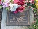 
Alfons HAHNEFELD
B: 13 Sep 1932
D:  2 Mar 2001
wife - Rosemarie
children - Angelika, Knuth, Bianca

Albany Creek Cemetery, Pine Rivers

