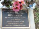 
Christopher John HIGGINSON
12 Jun 2002
aged 51
husband of Janine
father of Scott

Albany Creek Cemetery, Pine Rivers

