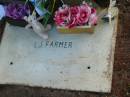 
L J FARMER

Albany Creek Cemetery, Pine Rivers

