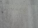 Hulda Amanda Amali Antonie SOMMER,
born 9 July 1862 died 13 Feb 1885;
Alberton Cemetery, Gold Coast City