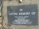 Dean Harold ADAMS,
27-3-70 - 18-7-92 aged 22 years,
son of Barbara & Trevor,
father of Crystal Brooke (Bookie),
defacto of Carel Louise,
brother of Craig, Lisa, Jason, Tanya & Jodie,
brother-in-law of Mal,
uncle of Tammy, Brodie, Mystie & Aaron;
Alberton Cemetery, Gold Coast City