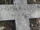 Friederike NEST (nee BAND),
born 28 Sept 1832 died 15 Oct 1891;
Alberton Cemetery, Gold Coast City