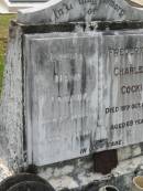 Lillian Maud COCKING,
died 4 Aug 1977 aged 94 years;
Frederick Charles COCKING,
died 19 Oct 1952 aged 69 years;
Appletree Creek cemetery, Isis Shire