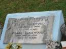 Freda LOCKWOOD,
mum,
died 3 April 1964 aged 60 years;
Frank LOCKWOOD,
dad,
died 16 June 1978 aged 71 years;
Appletree Creek cemetery, Isis Shire