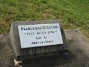 Francesco MACULAN,
died 11 Oct 1976 aged 41 years;
Appletree Creek cemetery, Isis Shire
