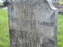William Bernard GANNON,
died 20 April 1913 aged 24 years;
Appletree Creek cemetery, Isis Shire