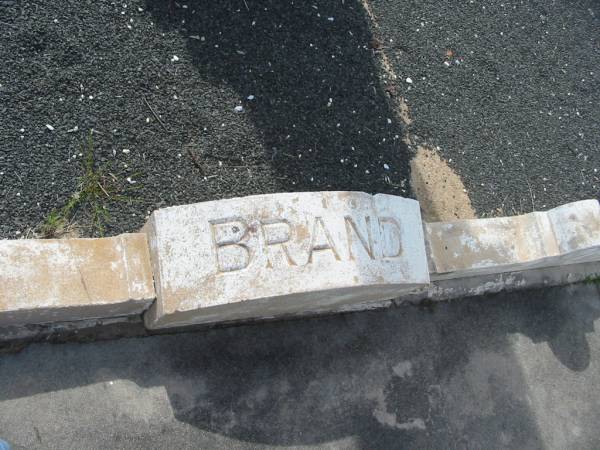 Nugent Robert,  | son of William & Isabella BRAND,  | died 3 Jan 1917 aged 25 years 9 months;  | Elsie Maude (Betty),  | wife of Dr Hedley BROWN, Nundah,  | mother of Jocelyn & Deidre,  | died 31 Dec 1929 aged 35 years;  | William BRAND,  | born 14 April 1857  | Little Shelford Cambridgeshire England,  | died 1 Feb 1933  Shelford  Huxley;  | Isabella,  | wife,  | died 12 Dec 1948 in 82nd year;  | Appletree Creek cemetery, Isis Shire  | 