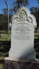 Lewis Thomas LLOYD (of Barrine)
d: 1 Nov 1916 aged 62
Atherton Pioneer Cemetery (Samuel Dansie Park)