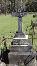 William Bernard KELLY
d: 5 Nov 1907 aged 64
husband of Bridget KELLY
Atherton Pioneer Cemetery (Samuel Dansie Park)