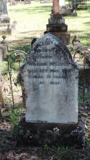 William McCORD
d: 19 May 1924 aged 77
Atherton Pioneer Cemetery (Samuel Dansie Park)