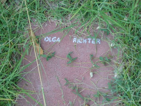 Olga RICHTER;  | Barney View Uniting cemetery, Beaudesert Shire  | 