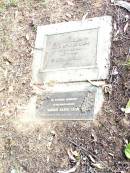 
John Edward CASH,
died 15 Dec 1968 aged 79 years;
Sarah Alice CASH, mother,
died 15-8-1990 in 92nd year;
Beerwah Cemetery, City of Caloundra
