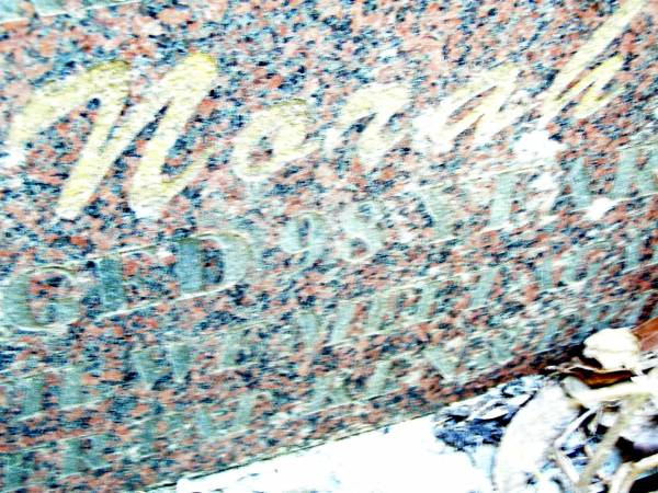 Norah, mother,  | aged 98 years;  | Beerwah Cemetery, City of Caloundra  | 