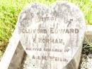 
Clifford Edward;
Norman;
children of A. & M. WEIER;
Bell cemetery, Wambo Shire
