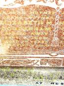 
Elizabeth GOODERHAM,
mother grandmother,
died 3 Sept 1966 aged 79 years;
Harry Graske GOODERHAM,
husband father,
died 27 Sept 1958 aged 83 years;
Bell cemetery, Wambo Shire
