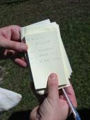 G.W.E.I. BERNDT
geb THIEDEKE
geb 3 Marz 1859
ges 19 Nov 1882
Bethania (Lutheran) Bethania, Gold Coast