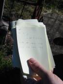 W F C GOETSCH
geb 5 Jan 1834
gest 28 Jan 1901
Bethania (Lutheran) Bethania, Gold Coast