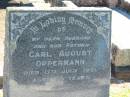 Carl August OPPERMANN
17 Jul 1951?
aged 76
Bethania (Lutheran) Bethania, Gold Coast