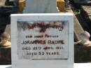 Johannes RADKE
25 Apr 1921
aged 53
Bethania (Lutheran) Bethania, Gold Coast