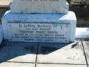 Maria Magdalena RADKE
(geb SCHNEIDER)
geb 11 Oct 1861
gest 21 Dec 1941
August Friedrich Wilhelm RADKE
geb 26 Feb 1856
gest 28 Dec 1943
brother?
Theodor Ernst RADKE
6 Feb 1944 (New Guinea)
aged 45
Emma (Engeling) RADKE
B: 8 Nov 1897
D: 25 Sep 1989
aged 92
Bethania (Lutheran) Bethania, Gold Coast