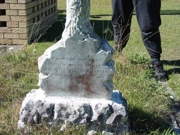 Das Loos ist Mir  | Gefallen aufs Liebliche  | mir ist ein seron Erbteil  | ?wordeden  |   | Bethania Lutheran Church, Bethania, Gold Coast  | 