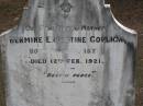 Hermine Ernestine COPLICK
B: 8 Dec 1876
D: 12 Feb 1921
Bethel Lutheran Cemetery, Logan Reserve (Logan City)