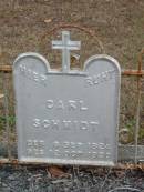 Carl SCHMIDT
geb 6 Sep 1824
ges 12 Oct 1920
Bethel Lutheran Cemetery, Logan Reserve (Logan City)