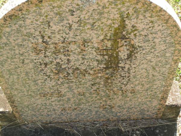 Bridget KING,  | died 25-1-1920 aged 40 years;  | Peter KING,  | died 9-6-1935 aged 83 years;  | Blackbutt-Benarkin cemetery, South Burnett Region  | 