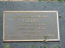 Winnifred Amelia GILLON,
6-6-1919 - 5-12-1999,
wife of Wilfred,
mother of Wilfred, Maurice, Winifred & Terrence;
Blackbutt-Benarkin cemetery, South Burnett Region