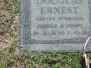 Douglas Ernest DREWS,
husband father poppy,
20-11-35 - 1-12-96;
Blackbutt-Benarkin cemetery, South Burnett Region