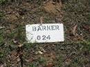BARKER;
Blackbutt-Benarkin cemetery, South Burnett Region