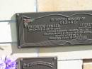 Fredrick Gerald OLZARD,
28-12-1913 - 28-9-2004;
Audrey Alma,
4-1-1921 - 13-11-2007;
parents parents-in-law grandparents great-grandparents;
Blackbutt-Benarkin cemetery, South Burnett Region