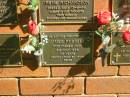 
James RUSSELL,
died 6 July 1998 aged 70 years,
loved by Joyce;
Bribie Island Memorial Gardens, Caboolture Shire
