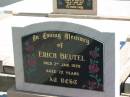 Erich BEUTEL,
died 2 Jan 1979 aged 72 years;
Apostolic Church of Queensland, Brightview, Esk Shire