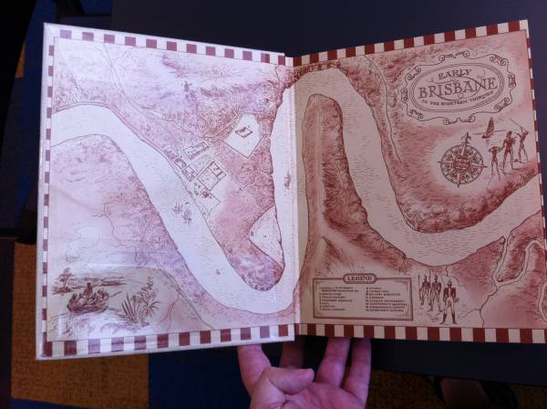 From  Brisbane 1859-1959   | Brisbane City Council Library  |   | Notice cemetery top left.  | 