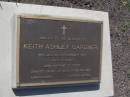 
Keith Ashley GARDNER,
died 24 Jan 1981 aged 52 years,
husband of Peggy,
father of Noel, Robin & Guy;
Brookfield Cemetery, Brisbane
